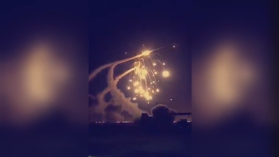  اعتراض صاروخين في سماء الرياض وثالث في جازان